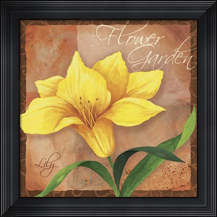 Framed Lily Print