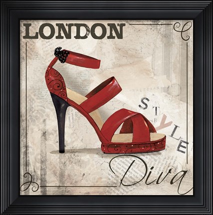 Framed London Style Print