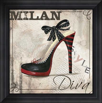 Framed Milan Style Print