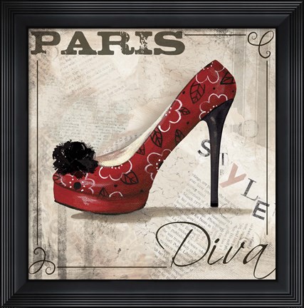 Framed Paris Style Print