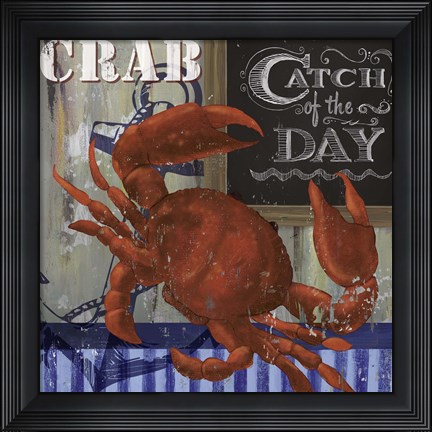 Framed Crab Print