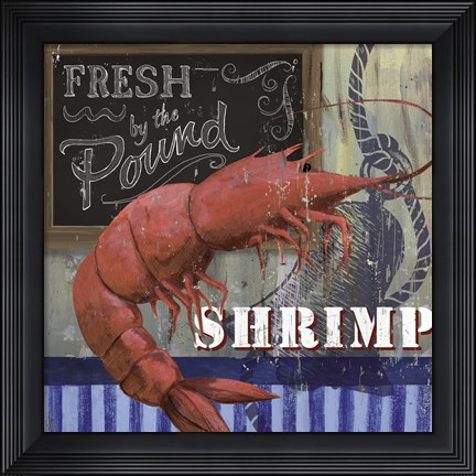 Framed Shrimp Print