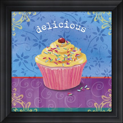 Framed Delicious Print