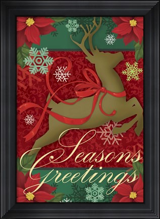 Framed Seasons Greetings Print