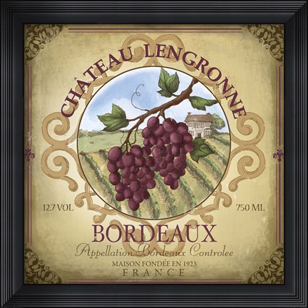 Framed Chateau Lengronne Print
