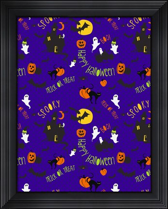 Framed Halloween I Print