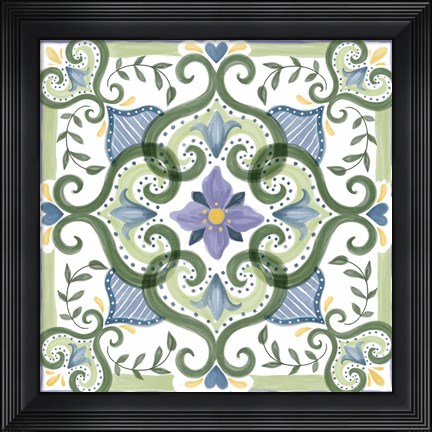 Framed Folkloric I Print