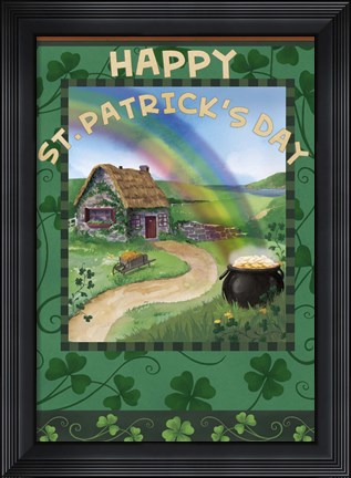 Framed St. Patrick&#39;s Day Print