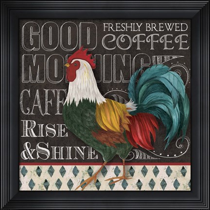 Framed Good Morning Print