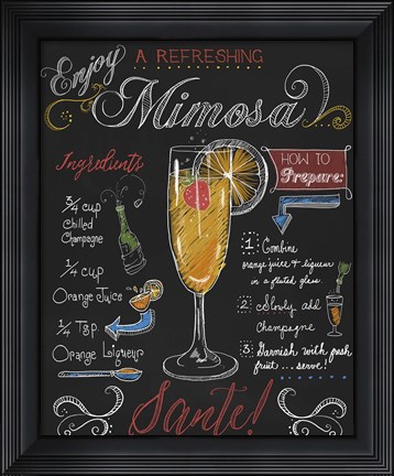 Framed Mimosa Print