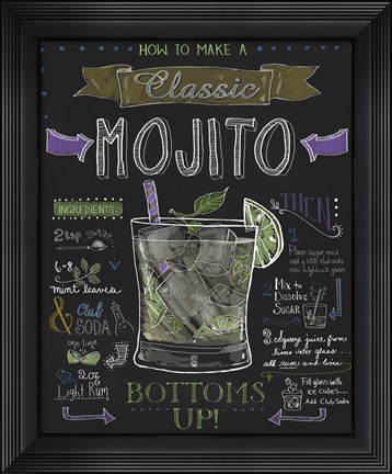 Framed Mojito Print
