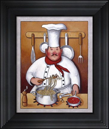 Framed Chef IV Print