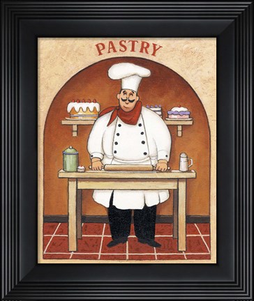 Framed Pastry Print