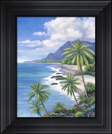 Framed Tropical Paradise II Print