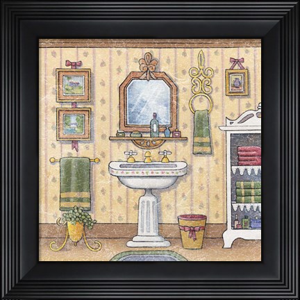 Framed At The Sink I Print