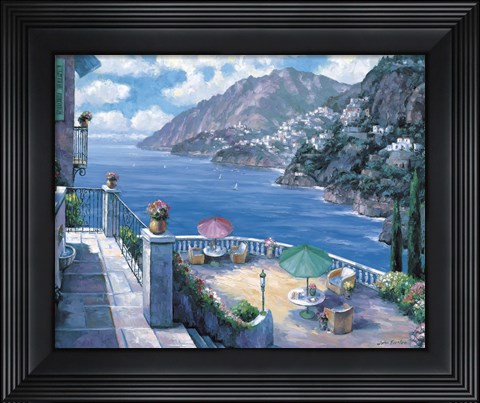 Framed Amalfi Coast Print