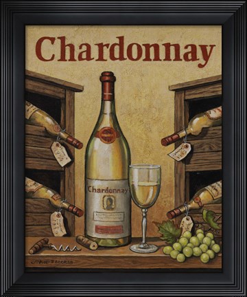 Framed Chardonnay Print