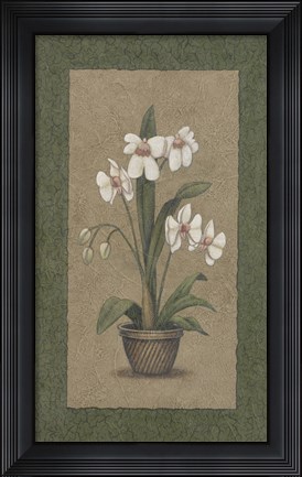 Framed Green Border Triptych - Left Print
