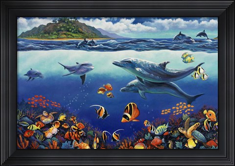 Framed Reef Serenade Print