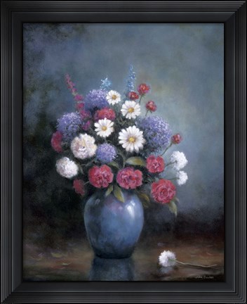 Framed Floral A Print