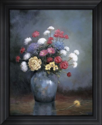 Framed Floral D Print