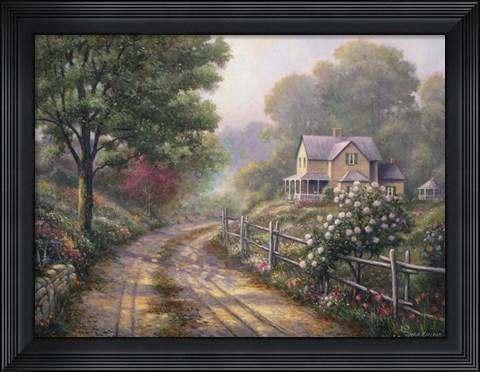 Framed Lilac Morning Print