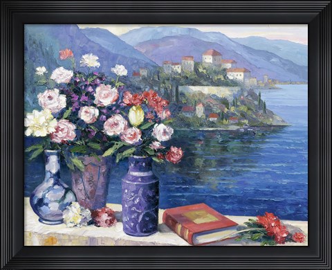 Framed Mediterranian Scene Print