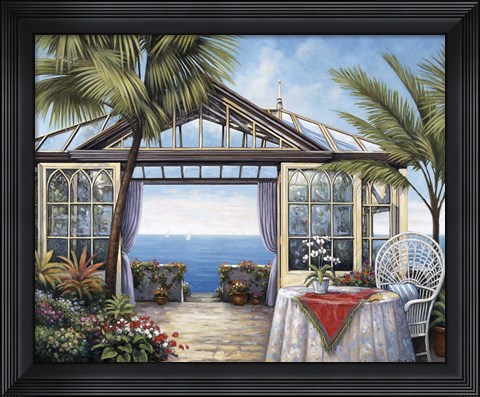 Framed Ocean View Print