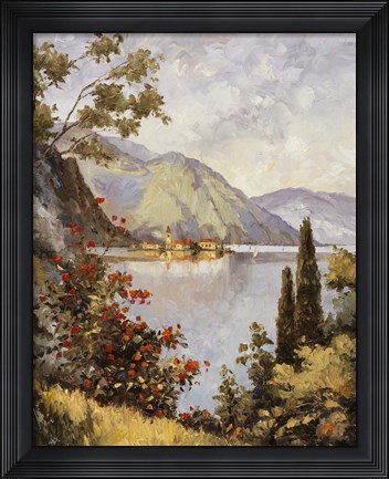 Framed Lake Como Print