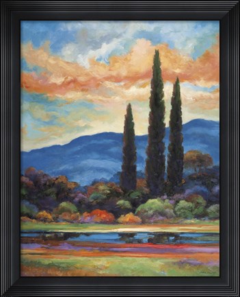 Framed Heart Of Provence Print