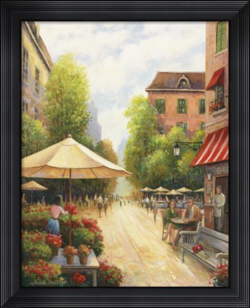 Framed Street Scene Print