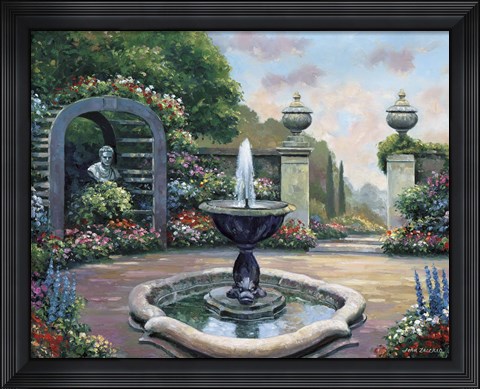 Framed Renaissance Garden Print
