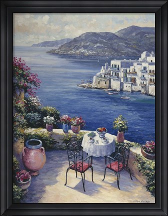 Framed Aegean Vista Print
