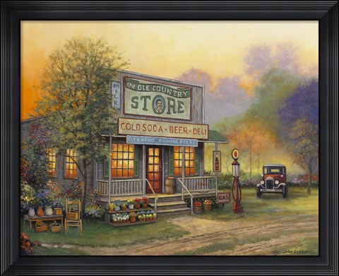 Framed Old Country Store Print