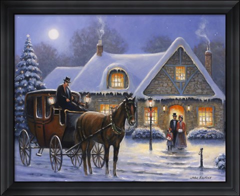 Framed Christmas Eve Print