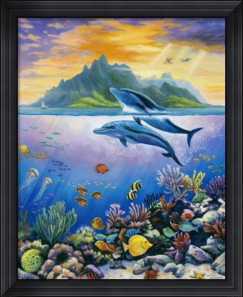 Framed Paradise Print