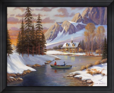 Framed Last Catch Of The Season Print