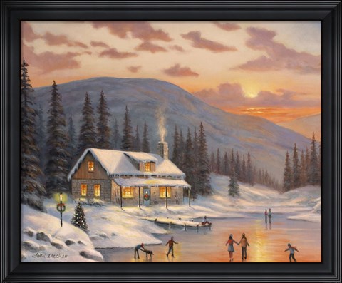 Framed Skaters Print