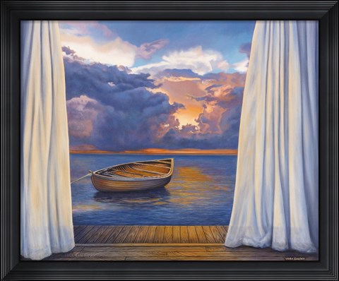 Framed Vacation View Print