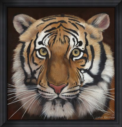 Framed Tiger Print