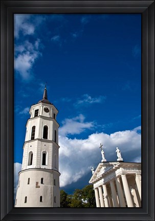 Framed Arch-Cathedral Basilica, Vilnius, Lithuania II Print