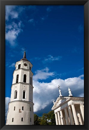 Framed Arch-Cathedral Basilica, Vilnius, Lithuania II Print