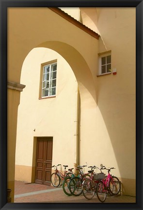 Framed Vilnius University in the Old Town, Vilnius, Lithuania Print