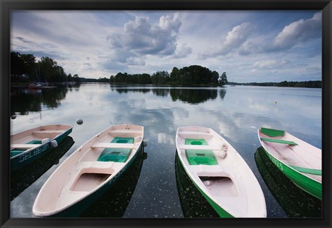 Framed Lake Galve, Trakai Historical National Park, Lithuania I Print