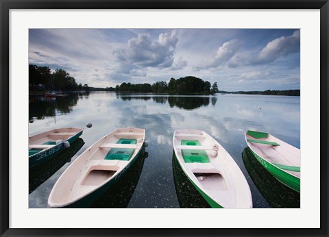 Framed Lake Galve, Trakai Historical National Park, Lithuania I Print