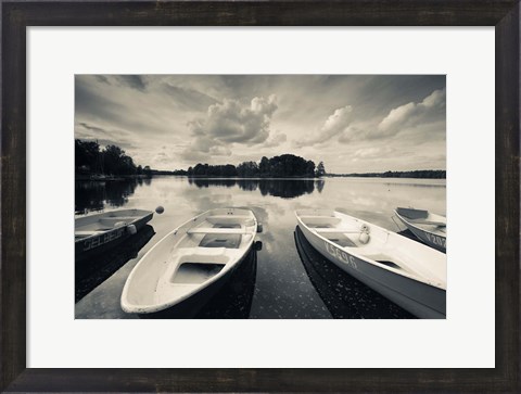 Framed Lake Galve, Trakai Historical National Park, Lithuania II Print