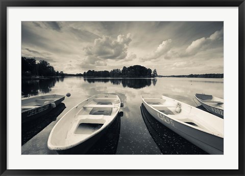 Framed Lake Galve, Trakai Historical National Park, Lithuania II Print