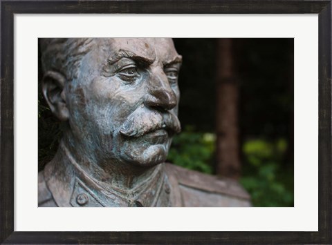 Framed Lithuania, Grutas Park, Statue Joseph Stalin II Print
