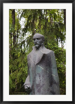 Framed Lithuania, Grutas Park, Statue of Felix Dzezhinsky Print