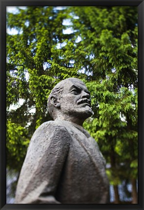 Framed Lithuania, Grutas Park, Statue of Lenin II Print